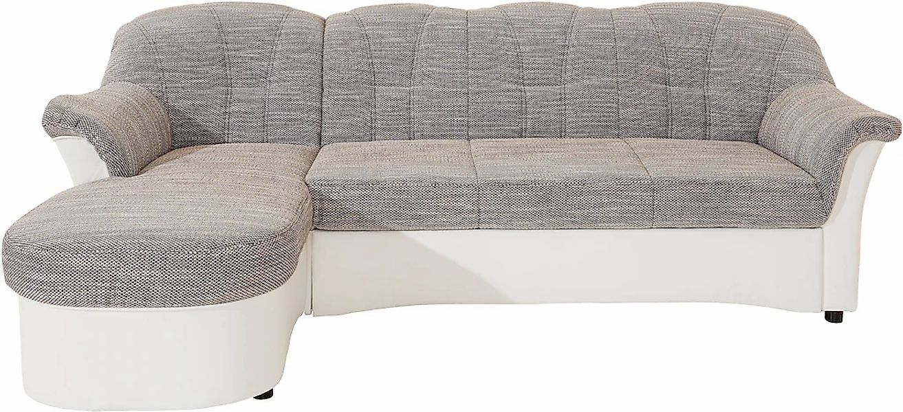 DOMO collection Ecksofa »Flores Schlafsofa, B/T/H: 233/142/86 cm, L-Form«, günstig online kaufen