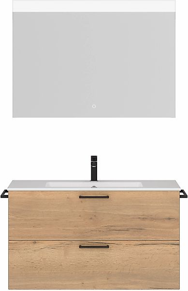 nobilia Badmöbel-Set "Tolvina" vormontiert, mit Soft-Close, 2 Stk. tlg. günstig online kaufen