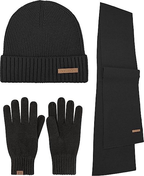 normani Strickmütze Yuma Winterset aus Merinowolle günstig online kaufen