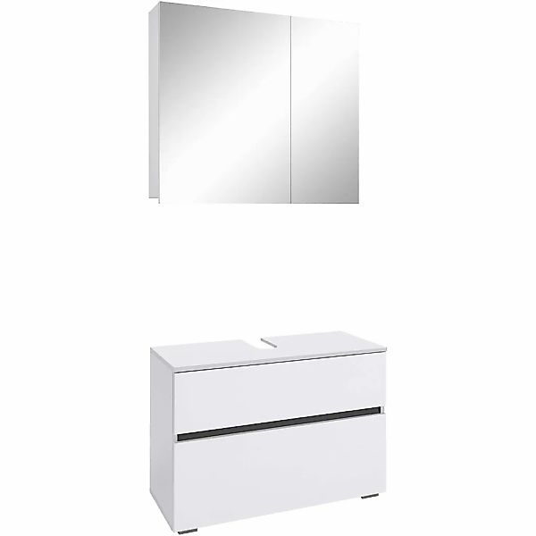 Home affaire Badmöbel-Set "Wisla" Set, 2 Stk. tlg. Spiegelschrank, WBU mit günstig online kaufen