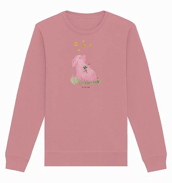 Mr. & Mrs. Panda Longpullover Größe XS Schwein Glück - Canyon Pink - Gesche günstig online kaufen