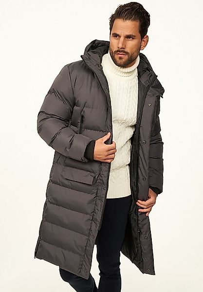 OneRedox Parka mit Kapuze als Winterjacke - Langer Steppmantel Herren warme günstig online kaufen
