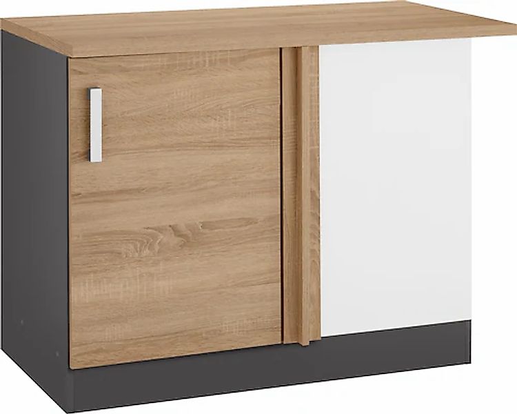 KOCHSTATION Eckunterschrank "KS-Gera" Stellbreite 110 cm günstig online kaufen