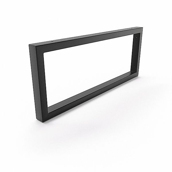 HEVVA Waschtischhalterung RHEIN 20 cm Hoch 50 cm Tief 1 Halter Schwarz günstig online kaufen