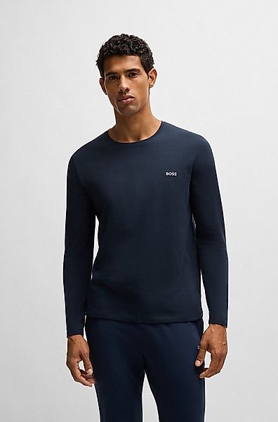 BOSS Langarmshirt Mix&Match LS-Shirt R mit BOSS Stickerei auf der Brust günstig online kaufen