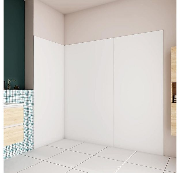 duschspa Duschrückwand 3mm 210cm weiße PE-Aluminiumpaneele wasserdichte Dus günstig online kaufen