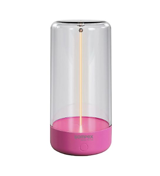 Sompex PULSE Akku Tischleuchte LED Dimmbar 3 Funktionen Neon Pink günstig online kaufen