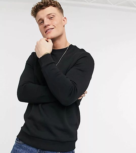 ASOS DESIGN – Schwarzes Sweatshirt günstig online kaufen