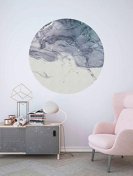 Komar Vlies Fototapete Fabled Ink Selbstklebend Ø 125 cm günstig online kaufen