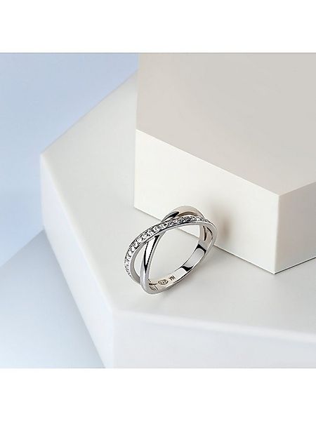 CHRIST Silberring CHRIST Damen-Ring 925er Silber, recycelt Zirkonia, Zirkon günstig online kaufen