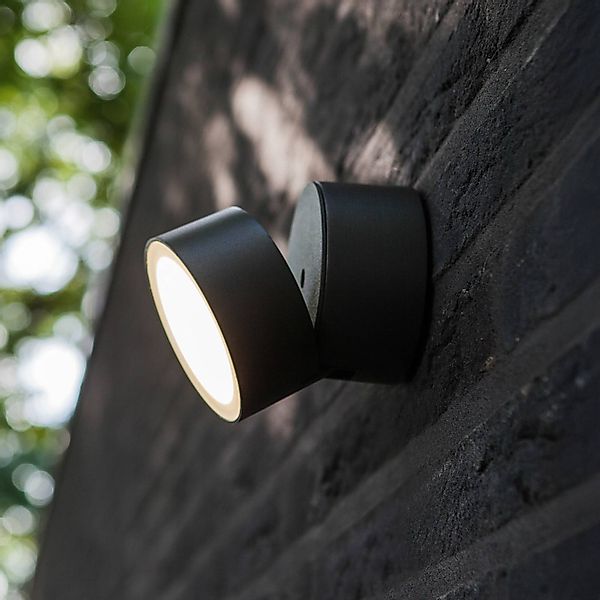 LED-Außenwandleuchte Trumpet, Ø 9,4 cm günstig online kaufen