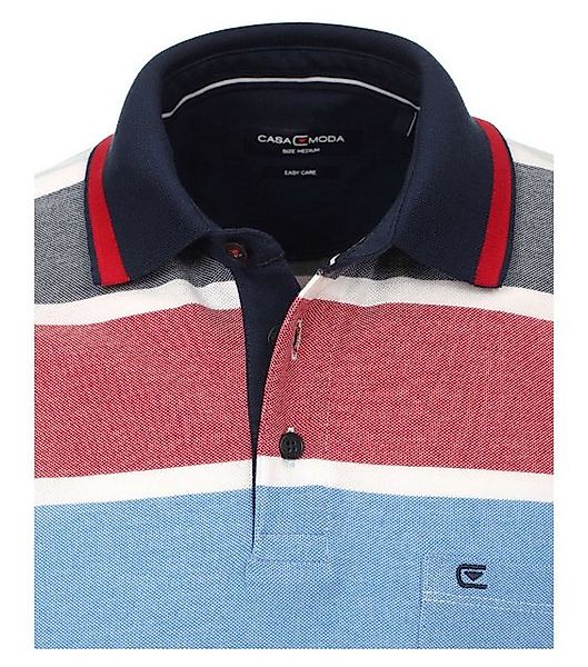 CASAMODA Poloshirt Polo-Shirt gemustert günstig online kaufen