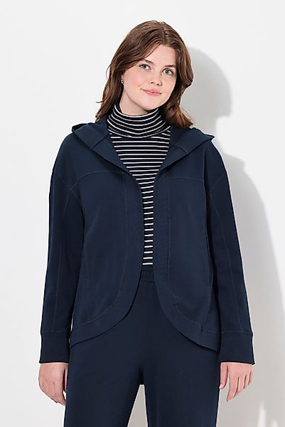 Ulla Popken Sweatjacke Sweatjacke Kapuze offene günstig online kaufen