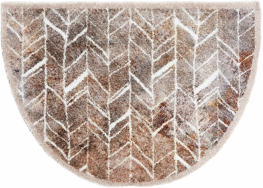 ASTRA Fußmatte "Pure&Soft 018" halbrund 7 mm Höhe Sauberlaufmatte, weiche O günstig online kaufen