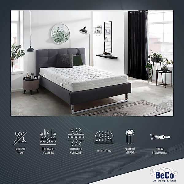 Beco Gelschaummatratze "GUMO, 7 Zonen Matratze 90x200,140x200 und mehr, wei günstig online kaufen