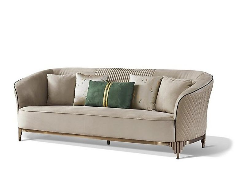 JVmoebel Sofa 3 Sitzer Dreisitzer Sofas Club Lounge Polster Couch Stoff Dre günstig online kaufen