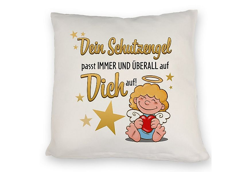 speecheese Dekokissen Schutzengel Kissen mit Spruch günstig online kaufen