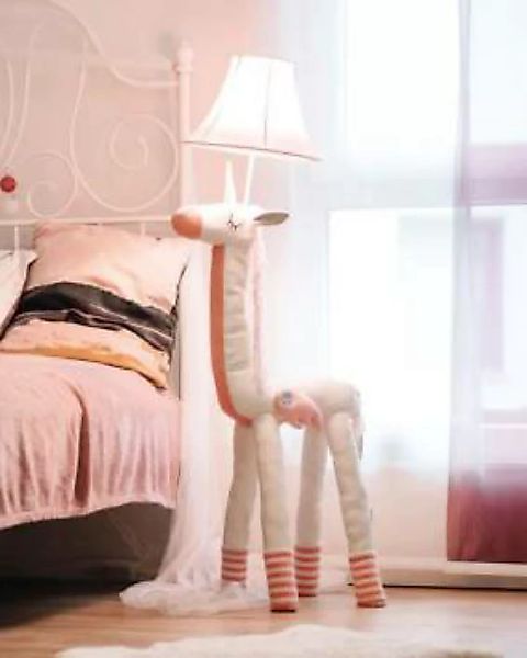 Stehlampe Rosa Weiß Einhorn 120 cm Schlafzimmer Kinder günstig online kaufen