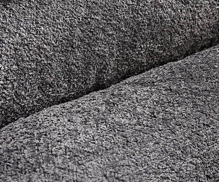 Freischwinger Pejo-Flex Bouclé Grau Freischwinger flach Schwarz Taschenfede günstig online kaufen