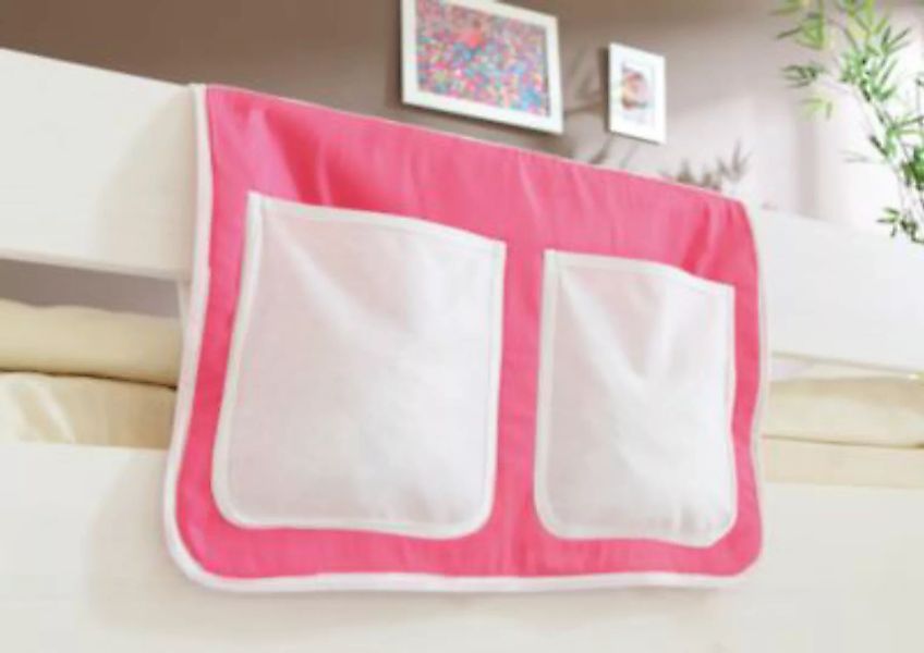 TICAA Kinder Betttasche Hoch- und Etagenbetten rosa/weiß Gr. 30 x 50  Kinde günstig online kaufen