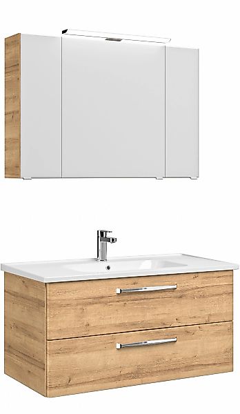 Saphir Badmöbel-Set "Trentino 2-teilig Keramik-Waschtisch, Spiegelschrank m günstig online kaufen