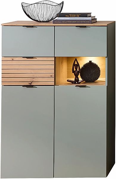 Innostyle Highboard "INA Highboard, 84 x 125 x 45 cm (B/H/T)", (1 St.), 2 t günstig online kaufen