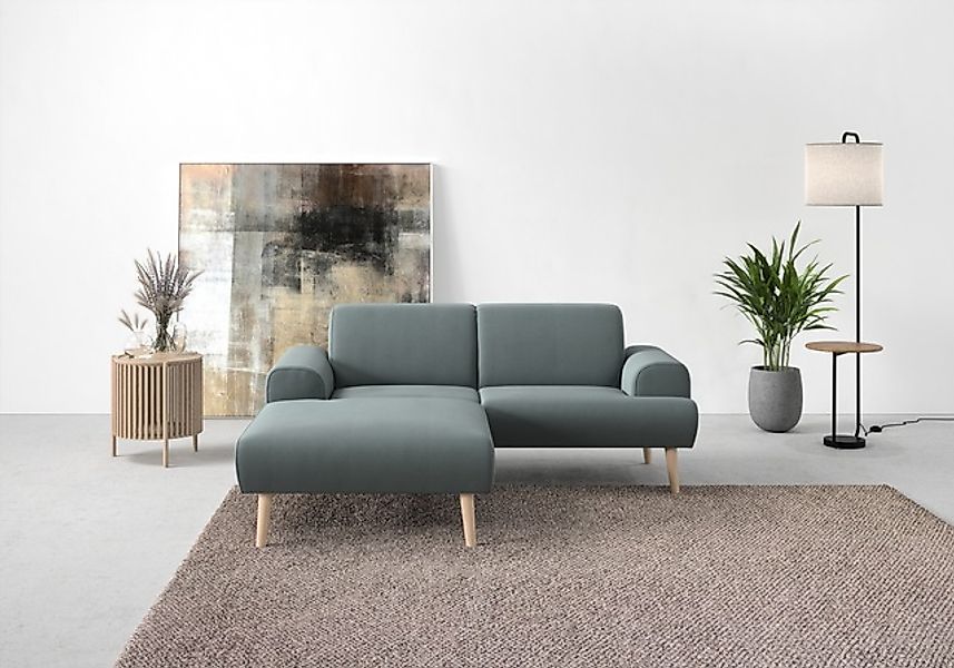 Home affaire Ecksofa »Swift Scandic Design, komfortabler Federkern, Breite günstig online kaufen