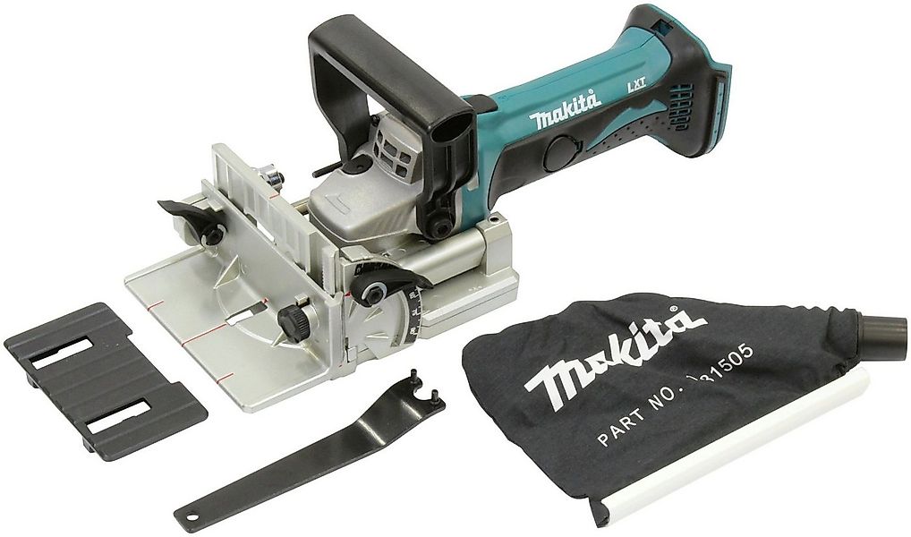 Makita Nutfräse DPJ180Z, für Zimmerleute und Einrichtungsmonteure, ohne Akk günstig online kaufen