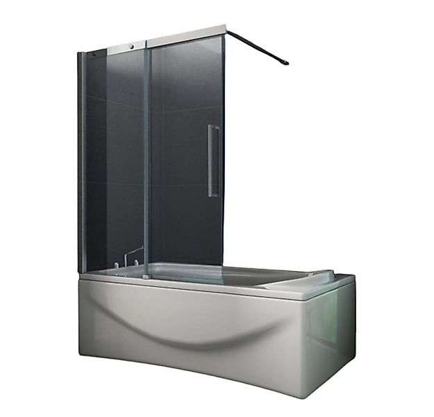 Home Systeme Badewannenaufsatz Schiebetür Duschwand Duschtrennwand Duschkab günstig online kaufen