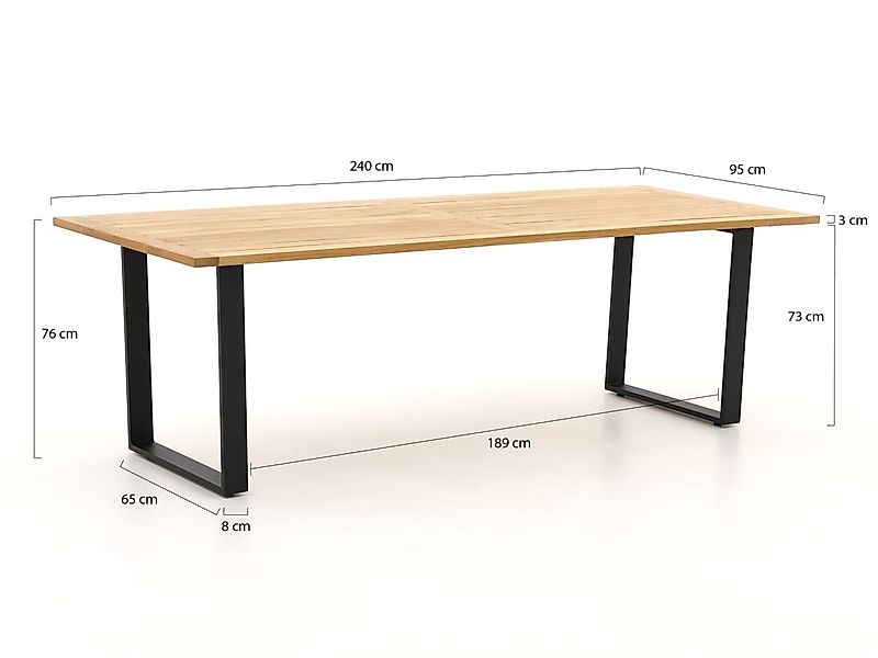 Apple Bee Condor Gartentisch 240x95x75 cm günstig online kaufen
