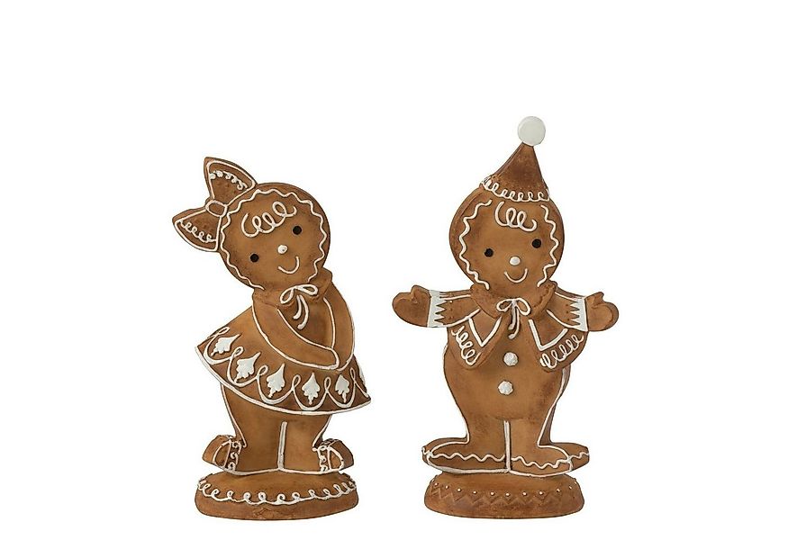 GILDE Dekoobjekt Lebkuchen Figuren Junge und Mädchen - Festliche Weihnachts günstig online kaufen