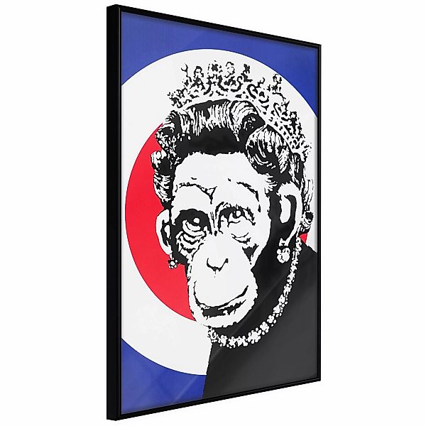 Poster - Banksy: Monkey Queen günstig online kaufen