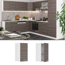 Vicco Hängeschrank R-Line, Grau/Weiß, 30 cm günstig online kaufen