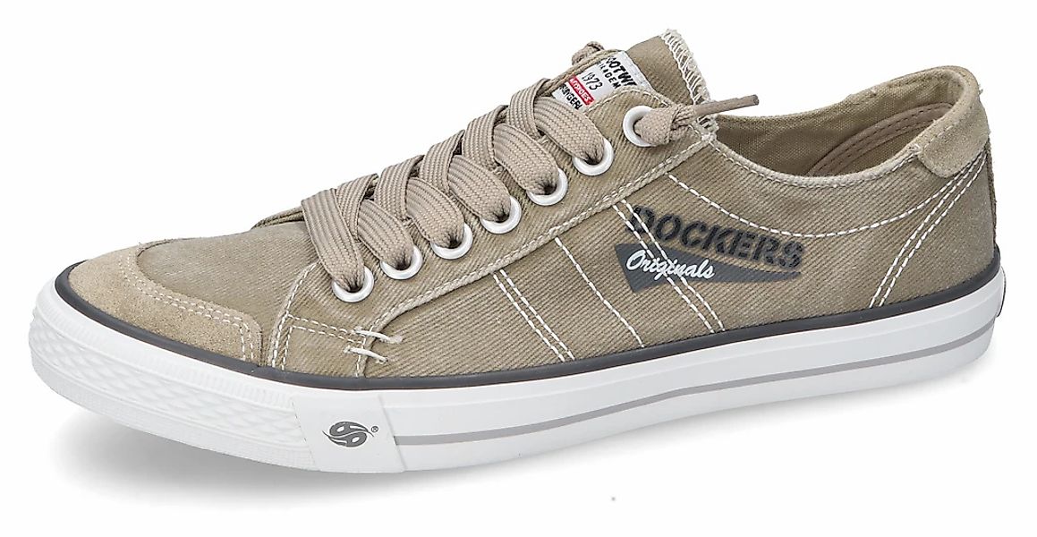 Dockers by Gerli Slip-On Sneaker, Freizeitschuh, Retro Sneaker, Fake Schnür günstig online kaufen