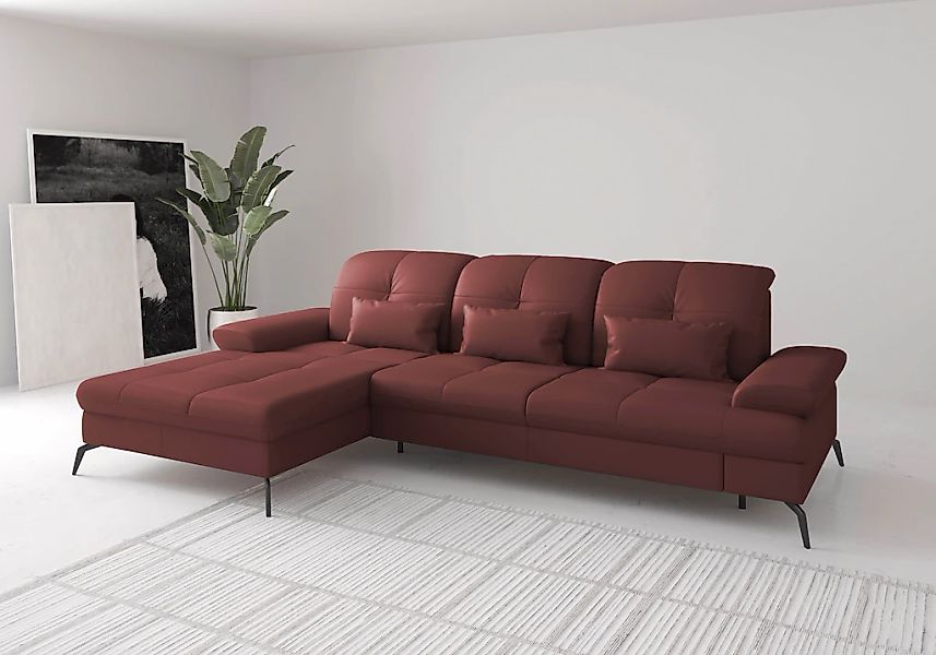 sit&more Ecksofa "Amica, L-Form, inkl. Sitztiefenverstellung & Armteilverst günstig online kaufen