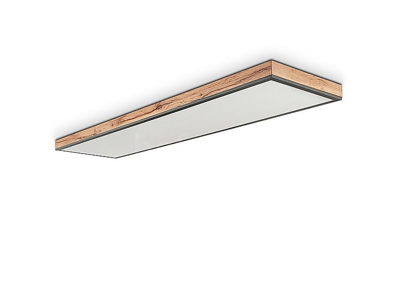 hofstein Deckenleuchte »Vacil« Deckenlampe aus Metall und MDF in Schwarz/We günstig online kaufen