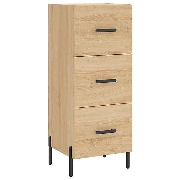 vidaXL Sideboard Sonoma-Eiche 34,5x34x90 cm Holzwerkstoff 828615 günstig online kaufen
