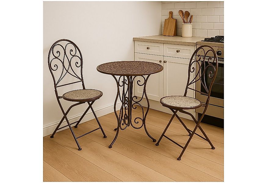 HTI-Living Küchentisch Essgruppe 3-teilig Lani (Set, 3-St., 1x Tisch, 2x St günstig online kaufen