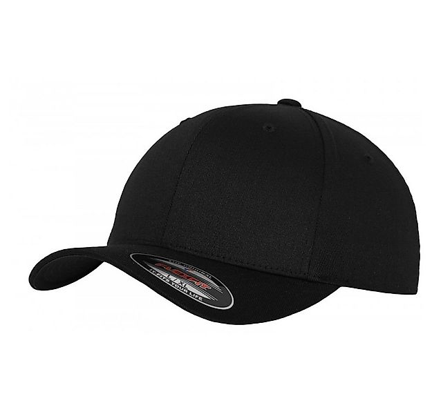 Flexfit Flex Cap Wooly Combed Cap black-black - S-M günstig online kaufen