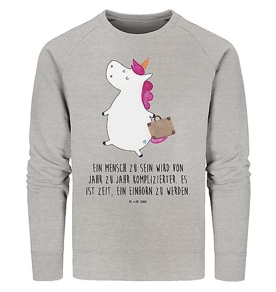 Mr. & Mrs. Panda Longpullover Einhorn Koffer Größe L - Heather Grey - Gesch günstig online kaufen