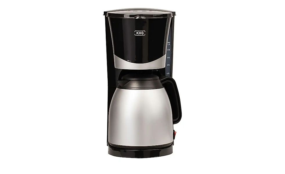KHG Thermo-Kaffeeautomat  TKA-101SS ¦ schwarz ¦ Kunststoff ¦ Maße (cm): B: günstig online kaufen