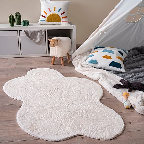 Paco Home Teppich Pelt 640 Wolke, günstig online kaufen