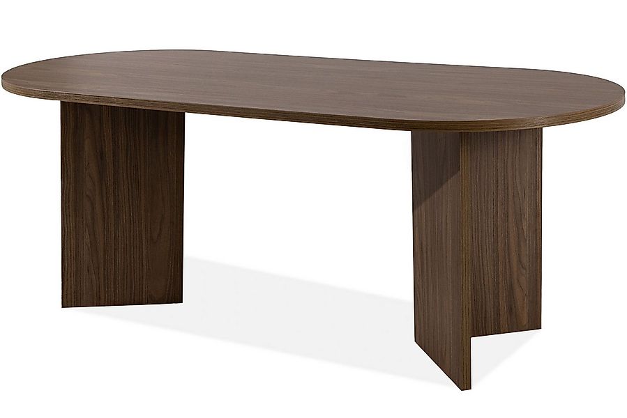 KONSIMO® Esstisch FABER Esszimmertisch, oval, hergestellt in der EU (Lamini günstig online kaufen