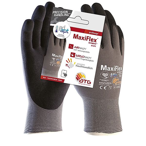 BIG Arbeitsschutz Arbeitshandschuhe MaxiFlex® Ultimate™ AD-APT® günstig online kaufen