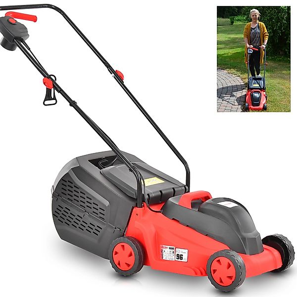 Hecht Elektrorasenmäher 1000W, 35L Fangkorb, 32 günstig online kaufen