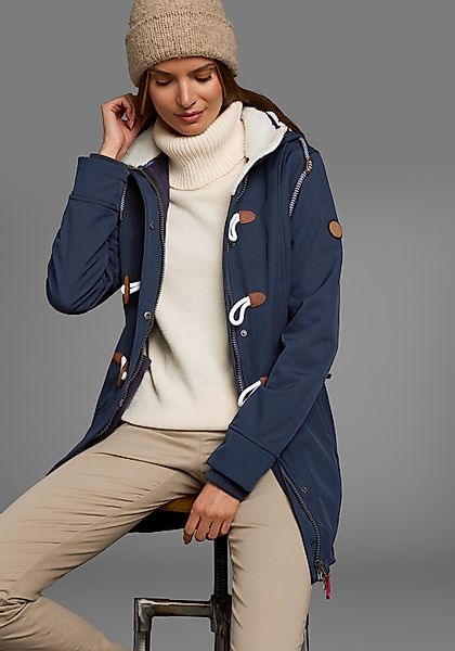 KangaROOS Softshelljacke, mit Kapuze, figurbetonte Passform, normaler Schni günstig online kaufen