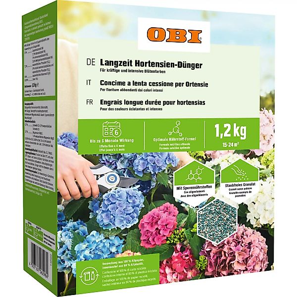 OBI Langzeit Hortensien-Dünger 1,2 kg günstig online kaufen