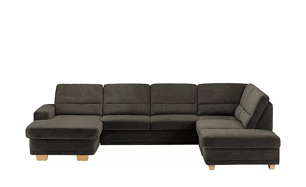 meinSofa Wohnlandschaft aus Mikrofaser Marc ¦ braun ¦ Maße (cm): B: 311 H: günstig online kaufen