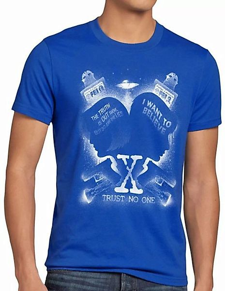 style3 Print-Shirt Herren T-Shirt X-Agents fbi alien ufo günstig online kaufen
