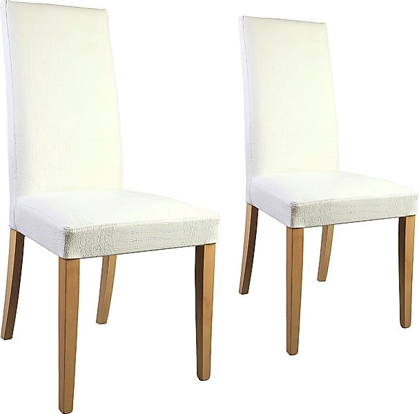 Home affaire Polsterstuhl "Java" (Set) 2 Stk.Kunstlederbezug mit Animalpräg günstig online kaufen